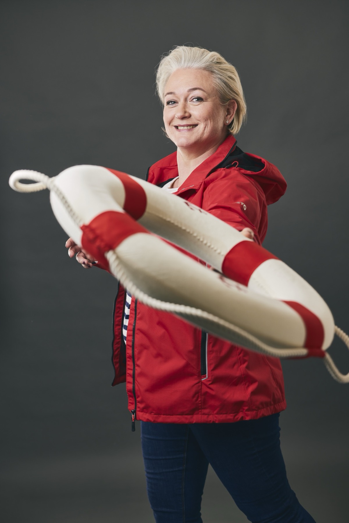 Porträt mit Rettungsring